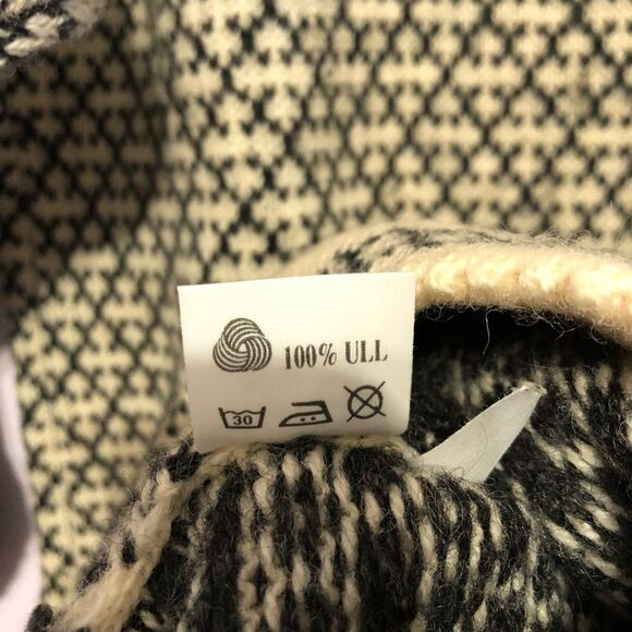 VTG Telemark Folk Art Wool Pullover Sweater Nordic Scandinavian Yoke Knit Jumper - Picture 11 of 12